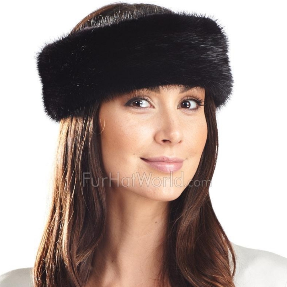 🆕 Ladies Mink Headband/Collar